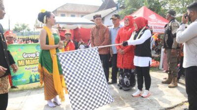 Kirab Budaya Warnai Sedekah Bumi Desa Ngrowo Mojokerto