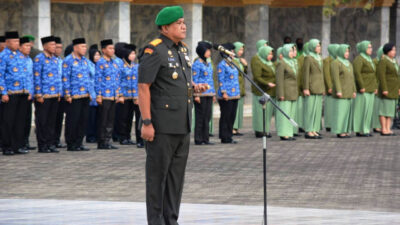 Peringati Hari Juang TNI AD 2022, Korem 043/Gatam Ziarah Rombongan