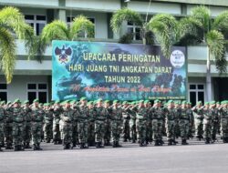 Puncak HJK TNI AD Ke 77 Tahun 2022, Korem 043/Gatam Gelar Upacara dan Syukuran