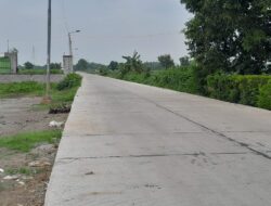 Akses Jalan Cor Beton di Desa Segeran-Domas Trowulan Sudah Rampung, Aktifitas Warga Kembali Normal