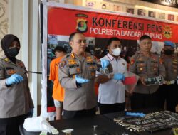 91 Kali Beraksi, Polresta Bandar Lampung Tangkap 7 Pelaku Spesialis Ranmor