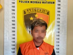 Polsek Merbau Mataram Amankan Seorang Pria Pelakunya Pencabulan Anak Dibawah Umur