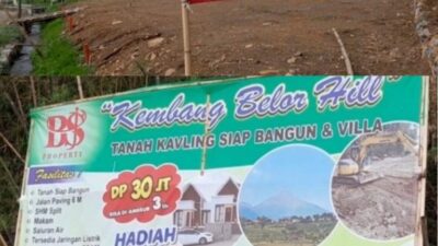 Tanah Kavling di Desa Bendungan Jati Pacet Disinyalir Berdiri diatas LSD