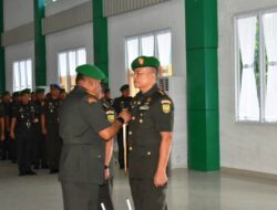 Brigjen TNI Ruslan Efendy S.I.P, Serah Terimakan Pejabat Kasirenprogar Korem 043/Gatam