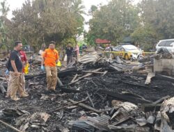 Pasca Kebakaran Hebat Hanguskan Lima Rumah, Polsek Sabbangparu Gelar Identifikasi