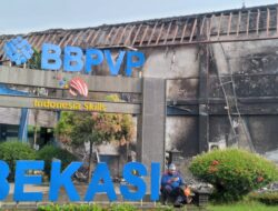 Gedung Kemnaker Creative Room BBPVP Bekasi Alami Kebakaran