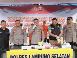 Polres Lamsel Gulung Tambang Emas Ilegal di Katibung