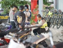 Operasi Cipta Kondisi, Polres Ponorogo Amankan 42 Motor Knalpot Brong