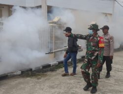 Antisipasi DBD di Wilayah Pitumpanua, Puskesmas Langsung Lakukan Fogging