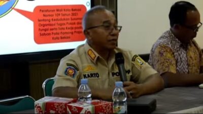 Kasatpol PP Kota Bekasi Tegaskan Segera Tertibkan PKL Pasar Bantar Gebang