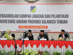 Novalina Resmi Dilantik Jadi Sekda Provinsi Sulteng