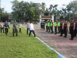 Bersama Forkopimda, Kapolres Deli Serdang Ikuti Apel Gelar Pasukan Penanganan Premanisme dan Geng Motor