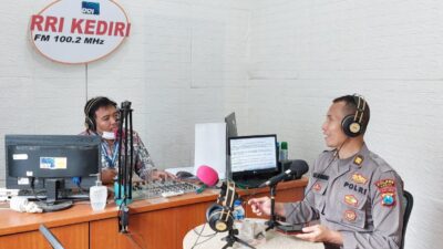 Tanggapi Isu Penculikan Anak, Polres Kediri Beri Imbauan Lewat Radio