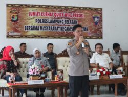 Jumat Curhat di Kecamatan Natar, Kapolres Lampung Selatan Bahas Isu Penculikan Anak