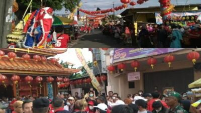 Cap GO Meh Klenteng Hok Lay Kiong Arak Arakan Keliling Kota Bekasi