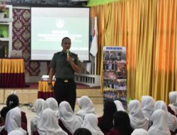 Lebih Dari 100 Orang Pelajar SMA Negeri 1 Metro Terima Sosialisasi Penerimaan Prajurit TNI AD