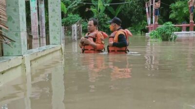 Diguyur Hujan Deras, Ratusan Rumah di Kali Ulu Cikarang Utara Terendam Banjir