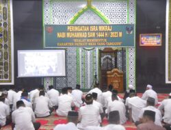 Kapolda Lampung Ikuti Istigosah Kubra Memperingati Isra Mi’raj Nabi Muhammad Saw 1444 H