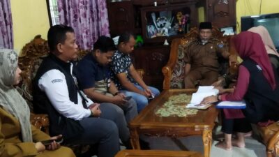 KPU Kabupaten Merangin Lakukan Coklit Data H.Mashuri dan Keluarga