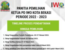 Resmi Dibuka Pendaftaran Balon Ketua IWO Kota Bekasi