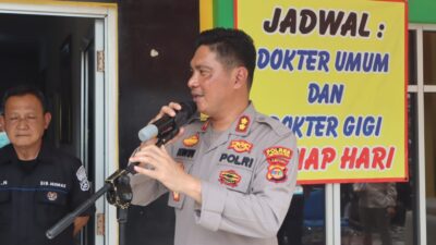 Sidokkes Polres Lamsel Melakukan Giat Sunat Masal di Poliklinik Bhayangkara