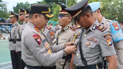 Gerbong Mutasi di Lingkungan Polres Polman Digelar