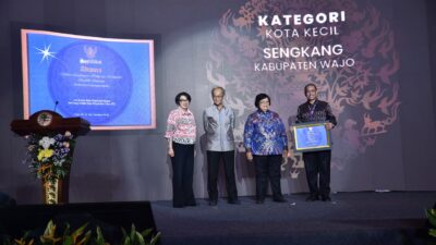 Wajo Raih Penghargaan Adipura Kategori Kota Kecil 2022 dari KLHK RI