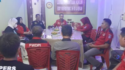 Panitia Mantapkan Pelaksanan Rapimnas Deklarasi PWDPI Award Bandar Lampung