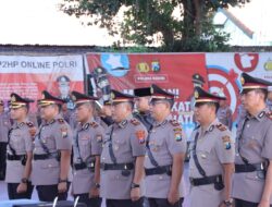 Kapolres Pimpin Sertijab Sejumlah Pejabat Utama Polres Kediri