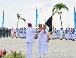 Danrem 043/Gatam Hadiri Sertijab Danlanal Lampung