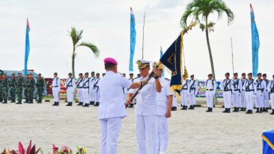 Danrem 043/Gatam Hadiri Sertijab Danlanal Lampung