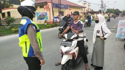 Ops Keselamatan Toba 2023, Sat Lantas Polresta Deli Serdang Himbau Masyarakat Patuhi Peraturan Lalu Lintas