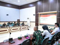 Rakor Bersama Kemenpolhukam RI, Danrem 043/Gatam Paparkan Perkembangan Situasi Dan Kondisi Terkini Di Wilayah Provinsi Lampung