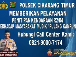 Polsek Cikarang Timur Berikan Layanan Khusus Selama Ramadhan 1444 H, Salah Satunya Penitipan Kendaraan Saat Mudik