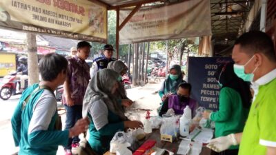 Satgas Pangan Gabungan Polres Kediri Kota Sidak Sejumlah Pasar Tradisional