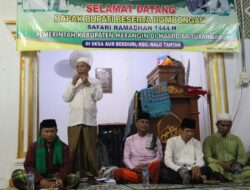 H.Mashuri Safari Ramadhan ke Desa Aur Berduri Nalo Tantan