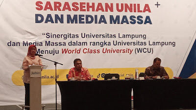 IWO, SMSI Bandar Lampung dan Rektor Unila Gelar Makan Malam dan Diskusi