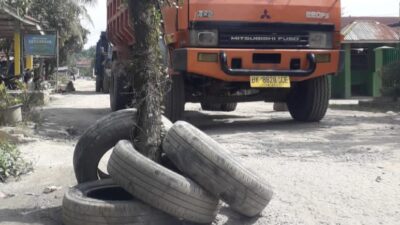 Mobilisasi Truk Tanah Rusak Jalan Wampu, PC SEMMI Langkat Minta APH Usut Perizinan Galian C