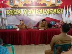 Gelar Rakor Mingguan, Kades Mandala Sari Ajak Warga Jaga Kamtibmas