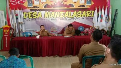 Gelar Rakor Mingguan, Kades Mandala Sari Ajak Warga Jaga Kamtibmas