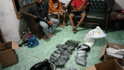 Pemuda Jombang Diamankan Polisi Saat COD 14,5 Kg Obat Mercon Racikan