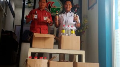 Gelar Operasi Pekat, Polres Kediri Sita Ribuan Botol Miras Berbagai Merk