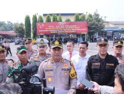 Polres Kediri Gelar Apel Pasukan Operasi Ketupat Semeru 2023