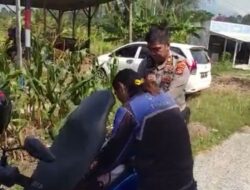 Suasana Mudik, Polsek Penengahan Giat Patroli di Jalan Lintas Sumatera