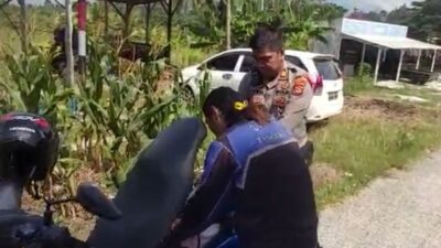 Suasana Mudik, Polsek Penengahan Giat Patroli di Jalan Lintas Sumatera