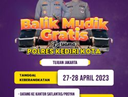 Polres Kediri Kota Siapkan Bus Untuk Balik Mudik Gratis ke Jakarta