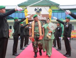 Korem 043/Gatam Gelar Tradisi Pelepasan Pejabat Lama