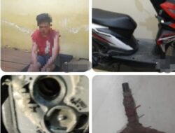 Curi Motor Warga, Seorang Pelajar di Tanjung Bintang Babak Belur dan Diciduk Polisi