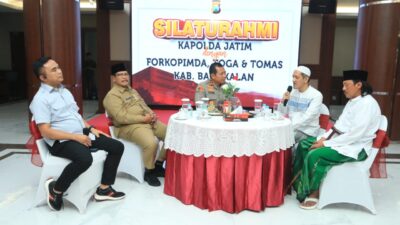 Jelang Pilkades Serentak, Kapolda Jatim Gelar Silaturahmi Bersama Toga dan Tomas di Bangkalan