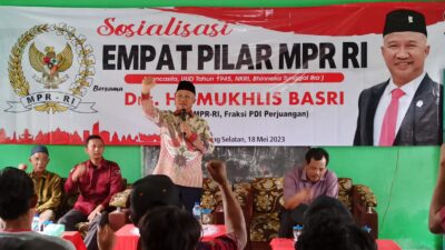 Anggota MPR RI Mukhlis Basri Sosialisasikan Empat Pilar di Lampung